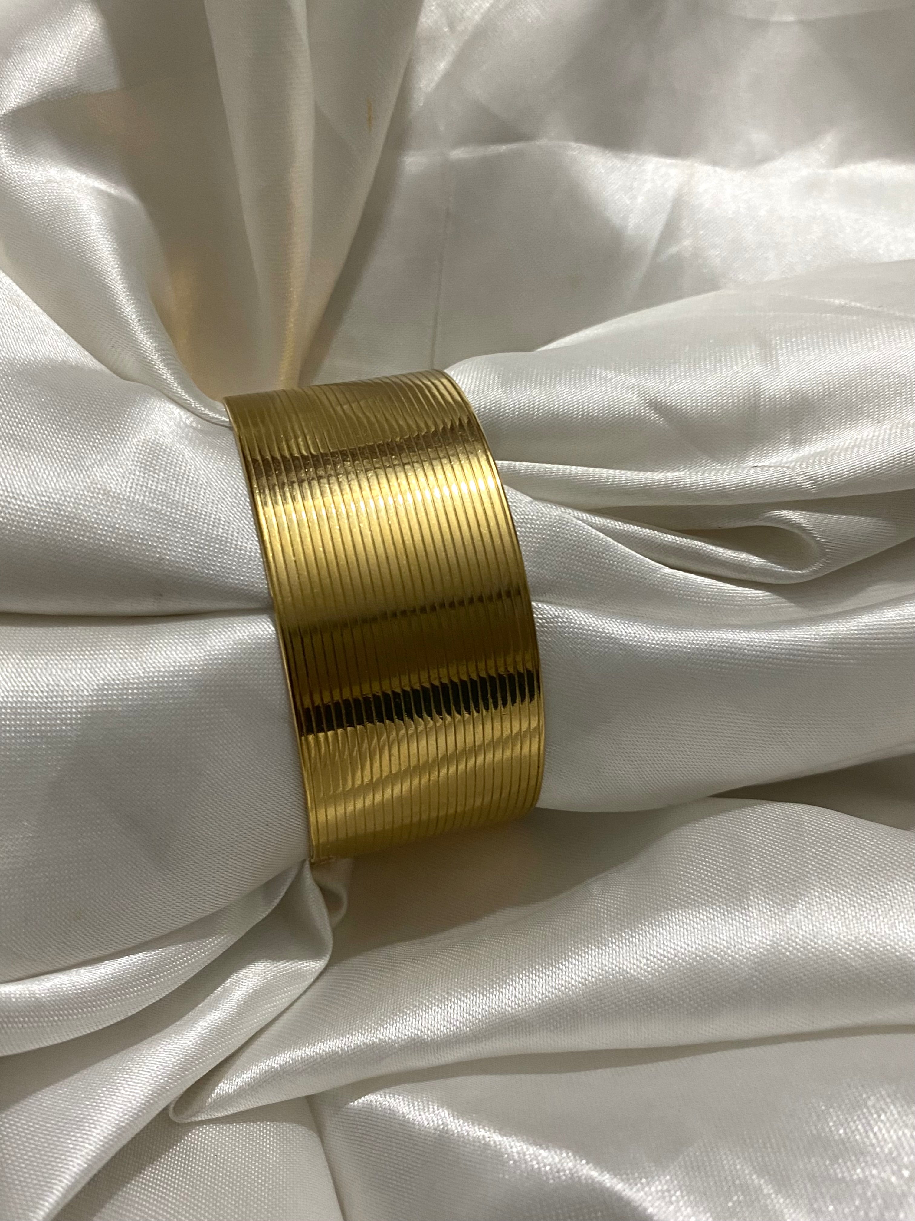 Women’s Anti-Tarnish Cuff Bracelet | Classic Designer Look | Elegant Party Wear Jewelry
